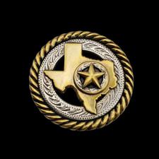 Texas Gold/Silver Star Concho - Teskeys