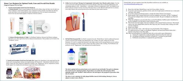 Click Here For The Daily Home Care Regimen