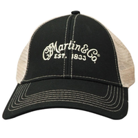 Martin Black Tan Mesh Trucker Hat