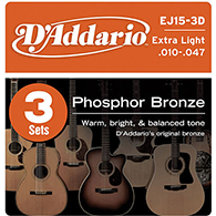 3pk - D'Addario EJ15 String