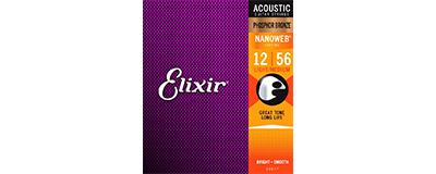 Elixir 16077 Phosphor Bronze Light-Medium Strings