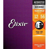 Elixir 11077 Nanoweb Light-Medium Strings