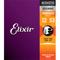 Elixir 11052 Nanoweb Light Strings