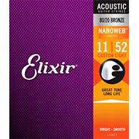Elixir 16027 Phosphor Bronze Custom Light Strings