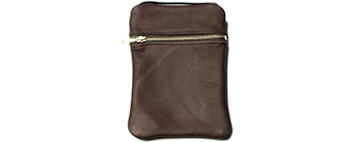 John Pearse Musician's Leather Carryall - Wine - Small