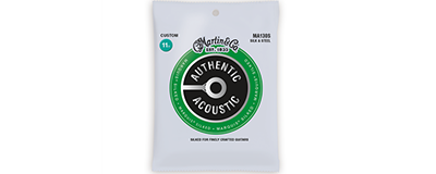 Martin MA130S Authentic Acoustic Strings - Marquis Silked Silk & Steel Custom