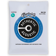 Martin MA130 Authentic Acoustic Strings - Silk & Steel