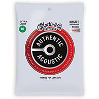 Martin MA530T Authentic Acoustic Strings - Lifespan 2.0 Treated Phosphor Bronze Extra Light