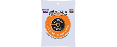 Martin MA535FX Authentic Acoustic Strings - Flexible Core Phosphor Bronze Custom Light