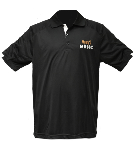 Maury's Music Polo Shirt - Black