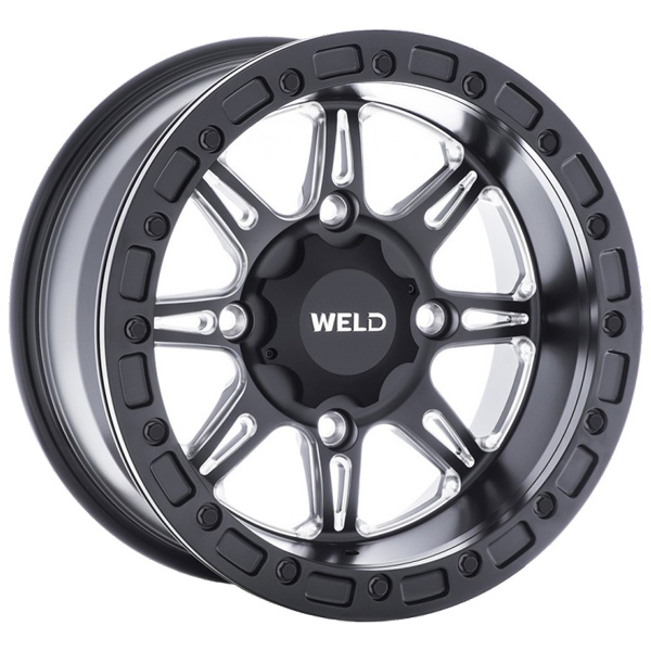 Weld Cheyenne U511 Satin Black Milled Beadlock Wheel