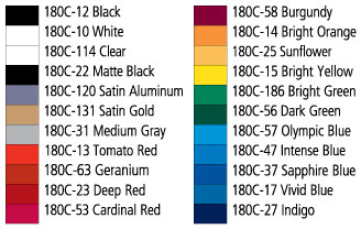 3m 180c Color Chart