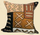 Large Balima Mudcloth Pillow with Insert 