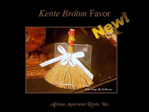 Heritage Kente Broom Favor