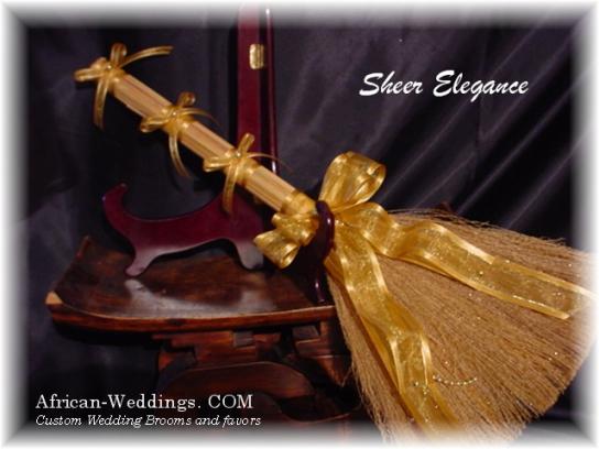 Sheer Elegance Wedding Broom